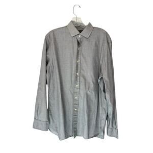 Polo Ralph Lauren Men's Gray Long Sleeve Slim Fit Dress Shirt Size 16 1/2